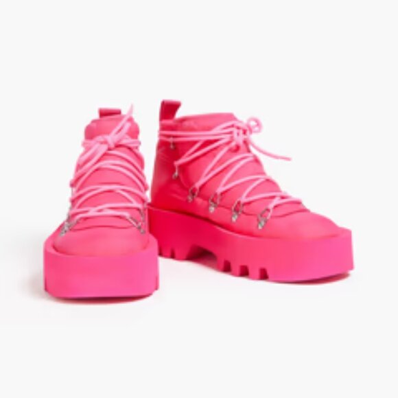 JW Anderson Quilted Shell Ankle Boots in Fuchsia EU 39/US 9 - Picture 1 of 13